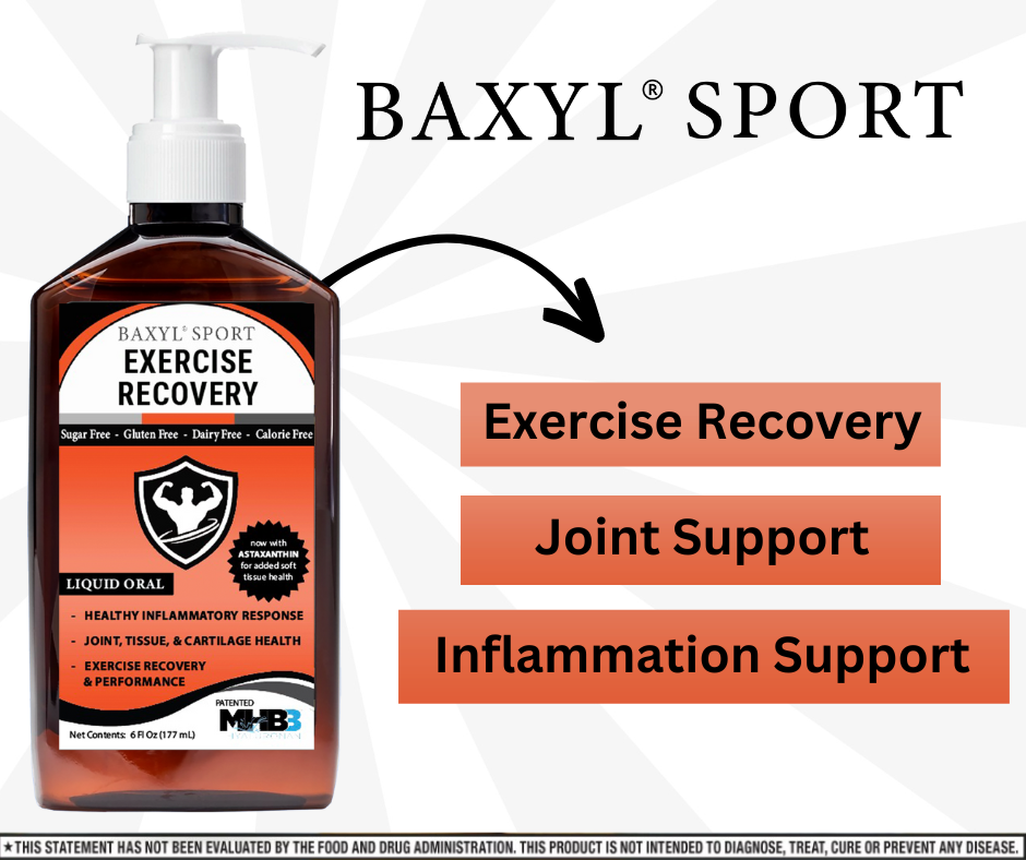 Baxyl® Sport - Joint Support & Exercise Recovery Supplement - Hyaluronic Acid & Astaxanthin